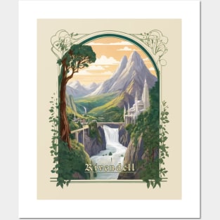 Retro Design Rivendell Posters and Art